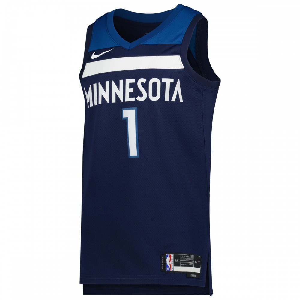 Anthony Edwards Minnesota Timberwolves Unisex 2022/23 Swingman Jersey - Icon Edition - Navy-Pro Kit Vault | Brand New 26/27 Sports Jerseys